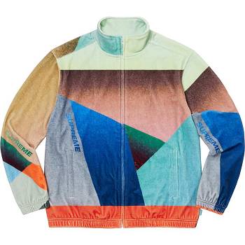 Chaquetas Supreme Geo Velour Track Multicolor | Supreme 180SO